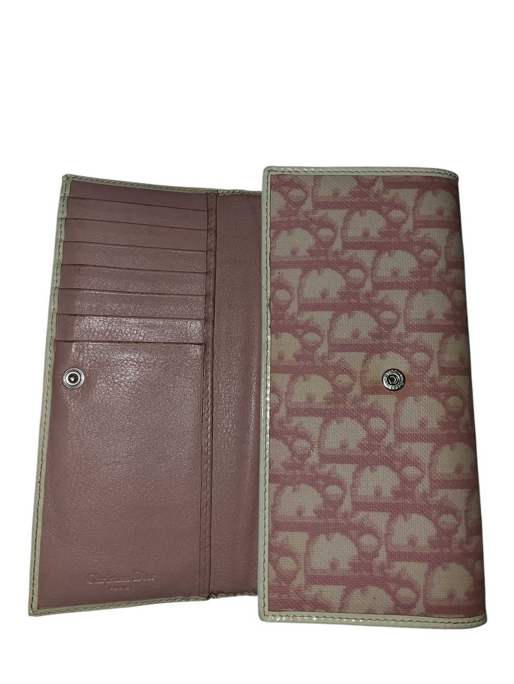 Vintage Christian Dior Trotter Girly Continental Wallet - Picture 7 of 12